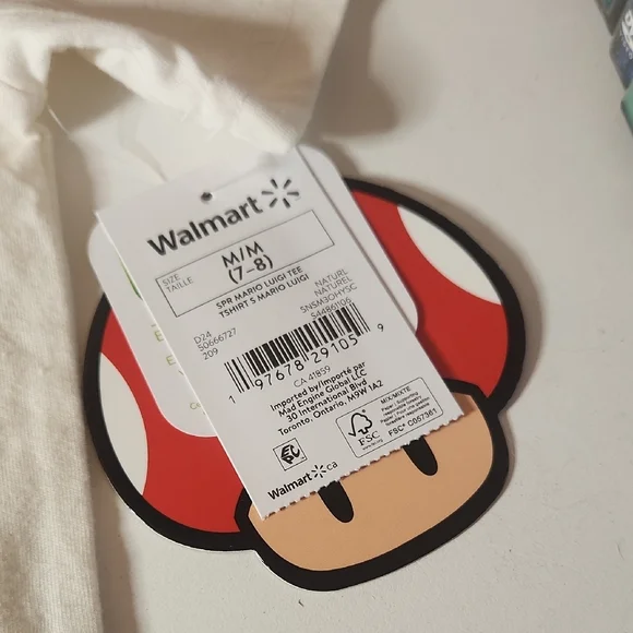 Super Mario Bros Mario & Luigi Tee NWT Boys M (7–8) Nintendo - Picture 8 of 8